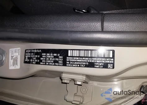 2016 Jeep Renegade Sport из США, поврежденный, VIN ZACCJBAW3GPD90170